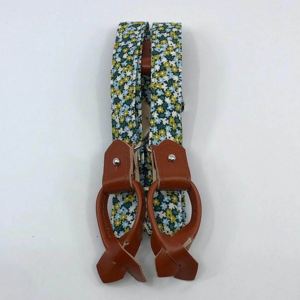 Image of Bretelles - Fleurs Vertes