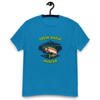Image 5 of Unisex classic tee, Fresh Water Hunter T-Shirt | Fishing Trout Outdoor Graphic Tee
