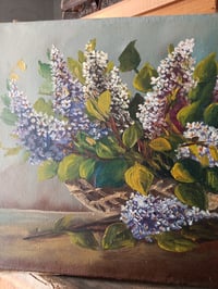 Image 4 of Peinture, bouquet de lilas