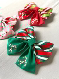 Image 2 of Candy Cane Sailor Bow / Bow Tie