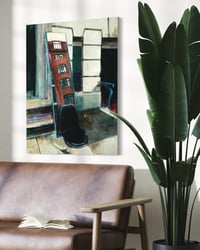 Image 3 of Painting / maleri / "København – Malerdrømme og tankestreger – Storskrald" / 80x100 cm