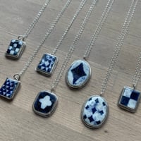 Image 5 of Porcelain silver necklace 6