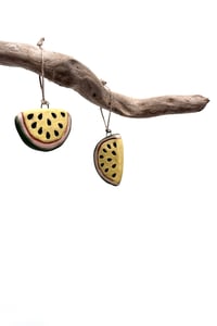 Image 4 of Yellow Watermelon Ornament