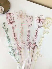 Image 1 of Fleur à message - déstockage