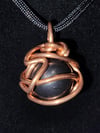 Shungite Spehre Pendant #5, Karelia Russia