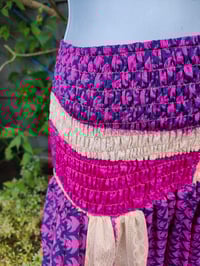 Image 5 of Zara Split Skirt- Purple Navy