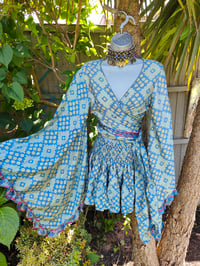 Image 1 of Stevie co ord set -BLUE and TURQUOISE 