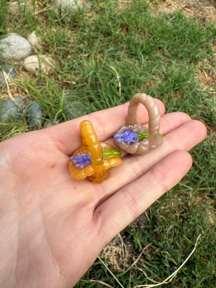 Image of Lavender Basket Pendants