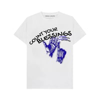Image 1 of COUNT YOUR BLESSINGS- T SHIRT White