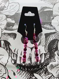 Neon Pink Skull Matte Black