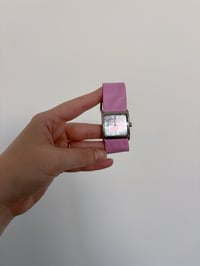 Image 1 of 00s Gossip pink leather watch 