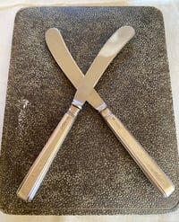 Image 2 of SIX STERLING BUTTER KNIVES