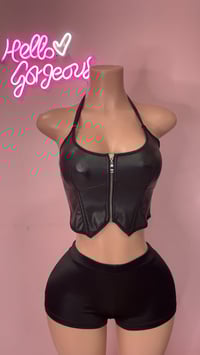 Image 1 of Jaz-Leather Halter