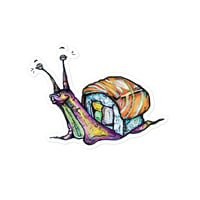 Image 1 of Sushi Snail stickers