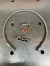 Juice Drum brake bracket with brake line kit for 1963-1972 drum. 