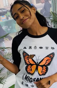 Image 9 of MIGRANT - 3/4 Sleeve Baseball tee  