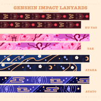 Image 1 of Genshin Impact Lanyards Vol 2