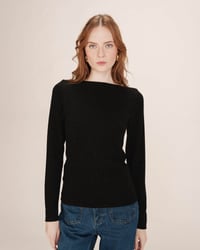 Image 4 of Top Reversible Lurex Negro Timothee