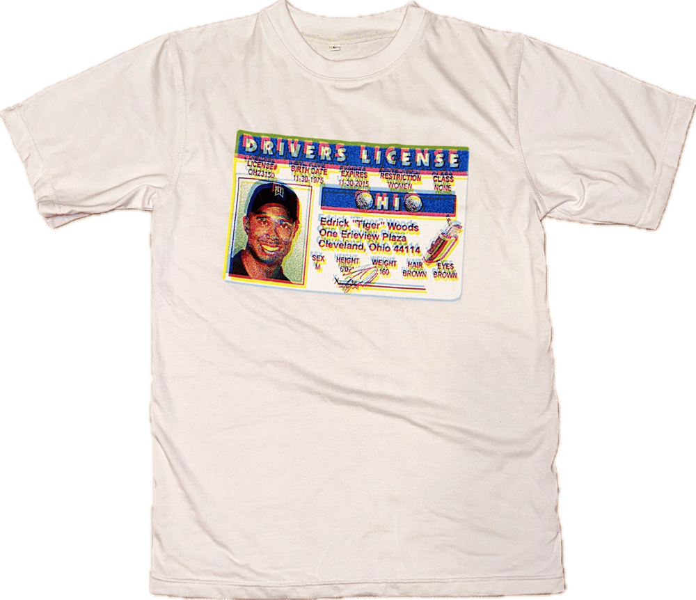 Image of driver tee WHT