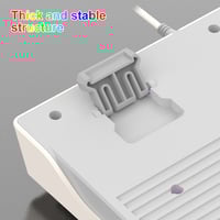 Image 4 of 98-Key Wired Gaming Keyboard RGB Backlit Ergonomic