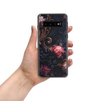 Image 4 of Baroque Style Gothic Inspired Rose Oil Painting Clear Case for Samsung®