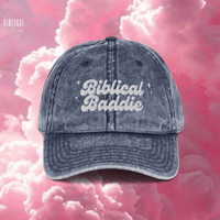 Image 5 of Biblical Baddie Apparel ® Vintage Cotton Twill Cap