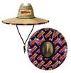 “Minitruckin” Straw Hat (red & yellow oldschool) 