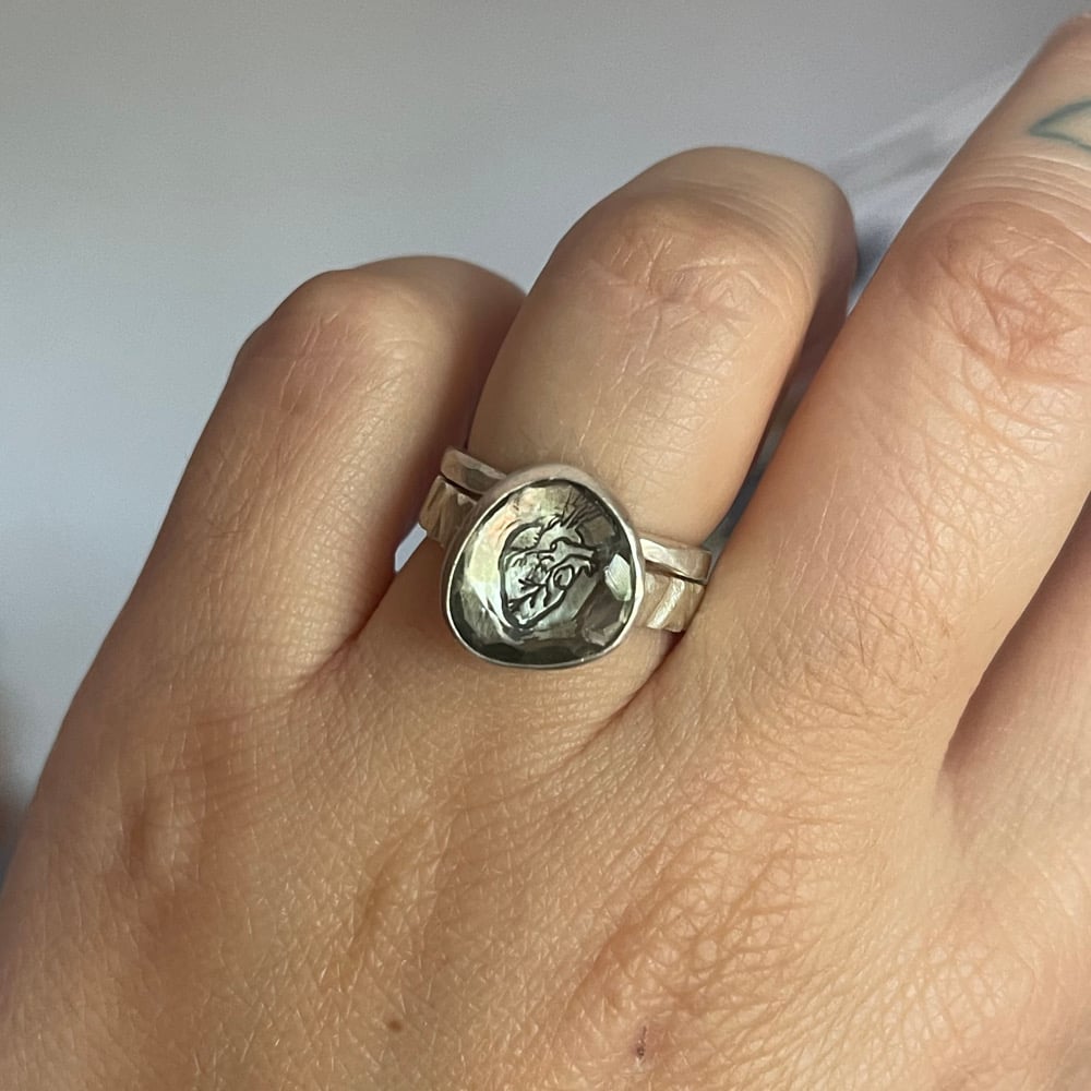 Image of you are here ring set