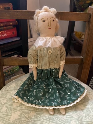 Image of Olivia - a folk art doll