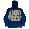 Blue Round Logo Hoodie