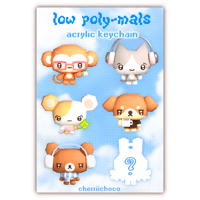 Image 1 of low poly-mals blind bag 