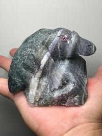 Image 7 of Platypus Fluorite Carving #2919