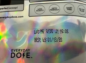 Image of Everyday Dose Bold Medium Roast Mushroom Coffee 7.7oz x 2 Plus 10 Sticks Frother