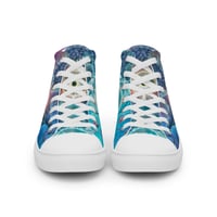 Image 4 of Decimation Angel Men’s high top canvas shoes by Mark Cooper Art