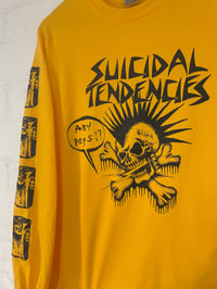 Image 1 of Any Pepsi? Suicidal Tendencies Longie (gold)