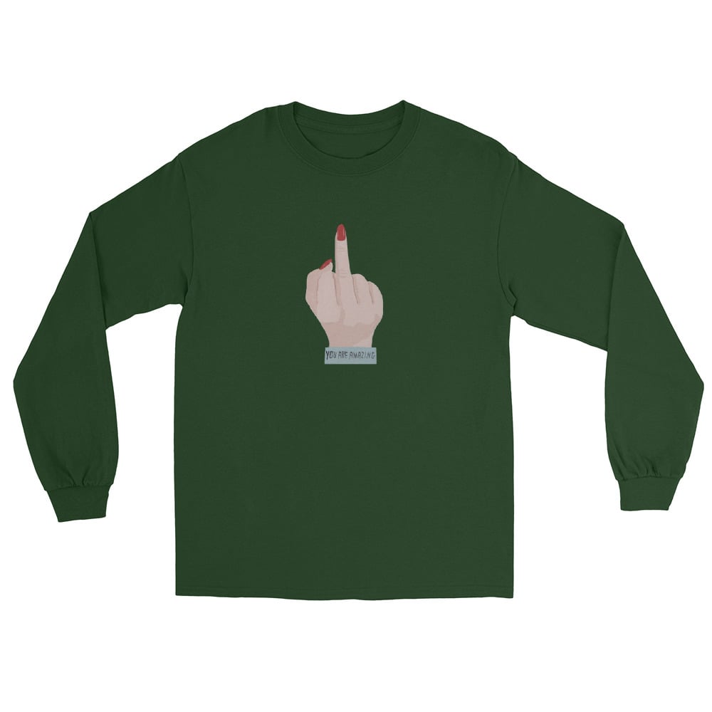 Image of YOU ARE AMAZING LONG SLEEVE SHIRT