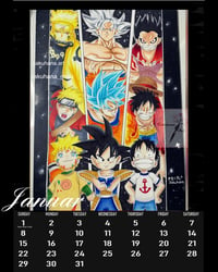 Image 2 of Anime (Mix) Kalender 2024