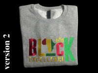 Image 3 of Black excellence / Custom Color Embroidert / Hoodie / Sweatshirt