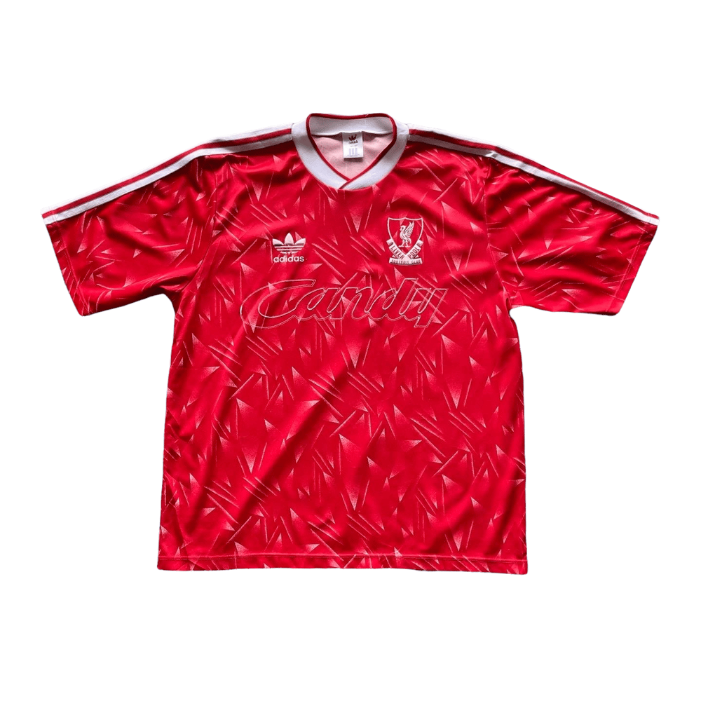 Image of 89/91 Liverpool home shirt size large 