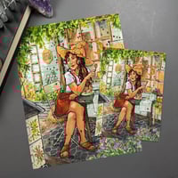 Image 2 of Bee Witch Signed Watercolor Print