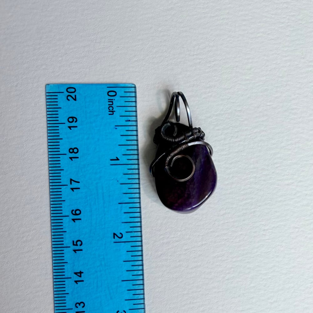 Image of Purple Agate Pendant