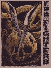 Foo Fighters in Cleveland Poster - Muted Foil Edition
