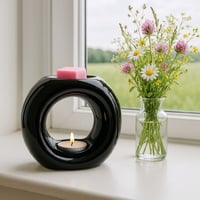 Oslo Wax Burner in Black 