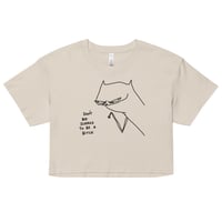 Image 8 of dont be scared Women’s crop top 