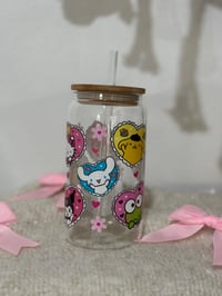 Image 4 of Cat And Friends Glass Cup