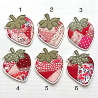 Image 2 of Patchwork Strawberry decoration 