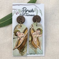 Canoeing Baby Earrings