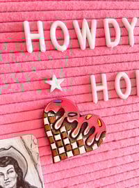 Strawberry Ice Cream Bag Pin