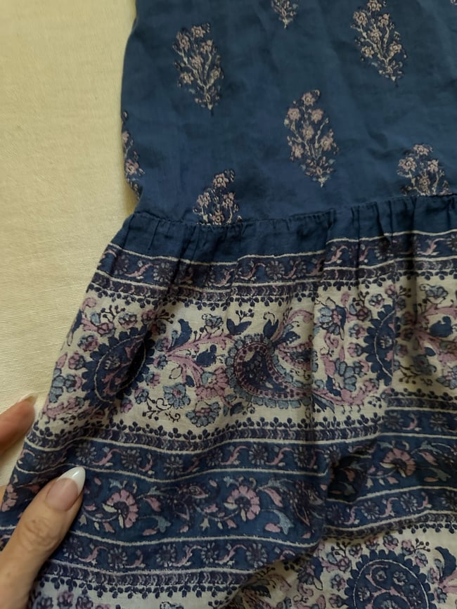 70s indian cotton gauze maxi dress 