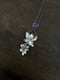 Image of AB Stargazer Hydrangea Victorian Style Chain Necklace
